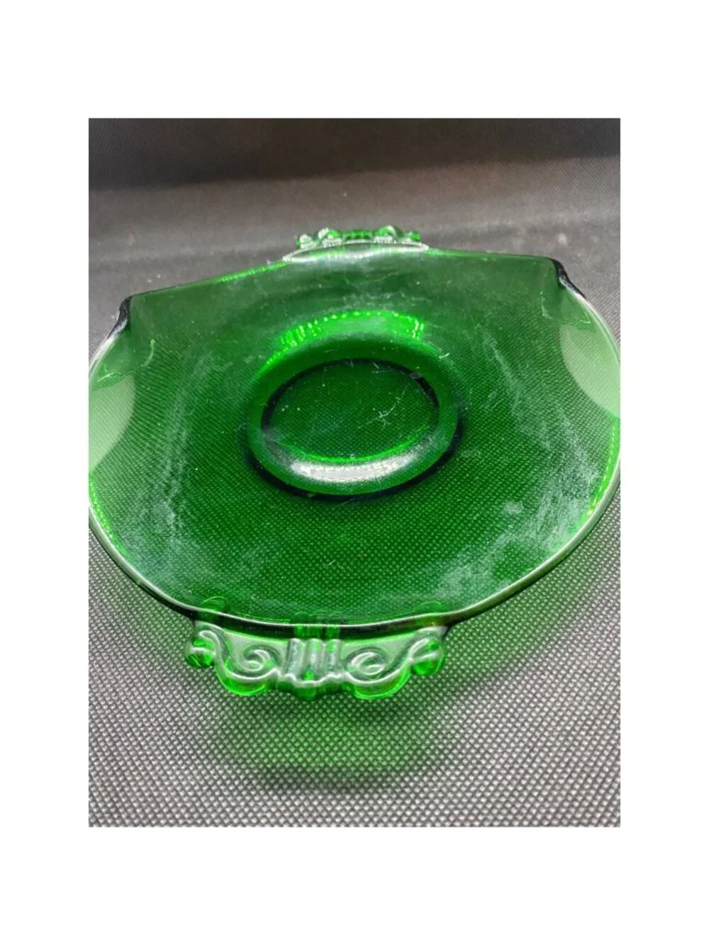 Emerald Green Double Handled Tray